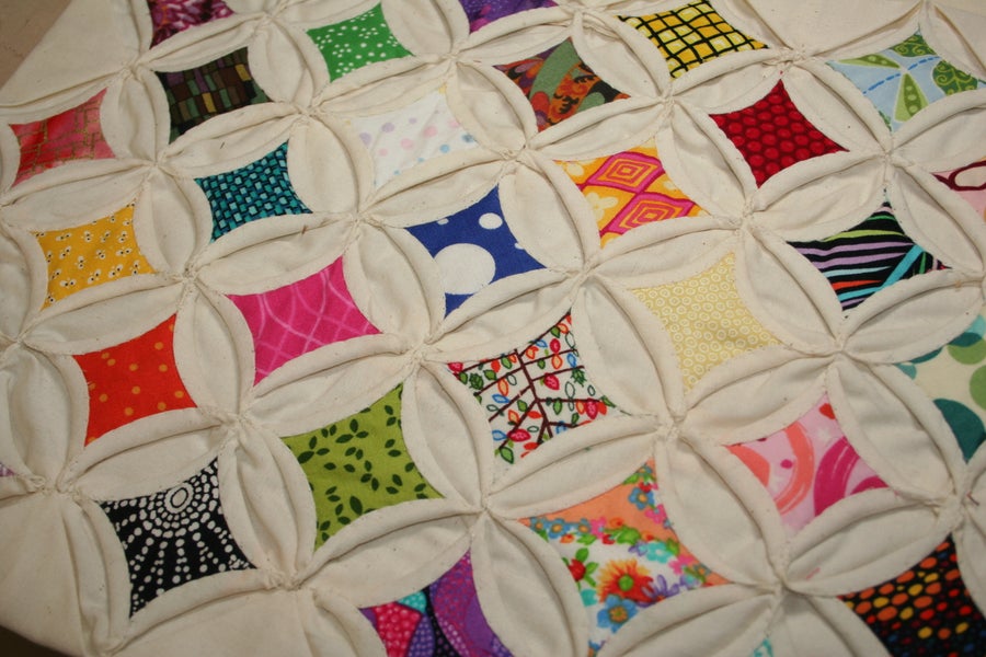 Cathedral Windows Quilt Squares