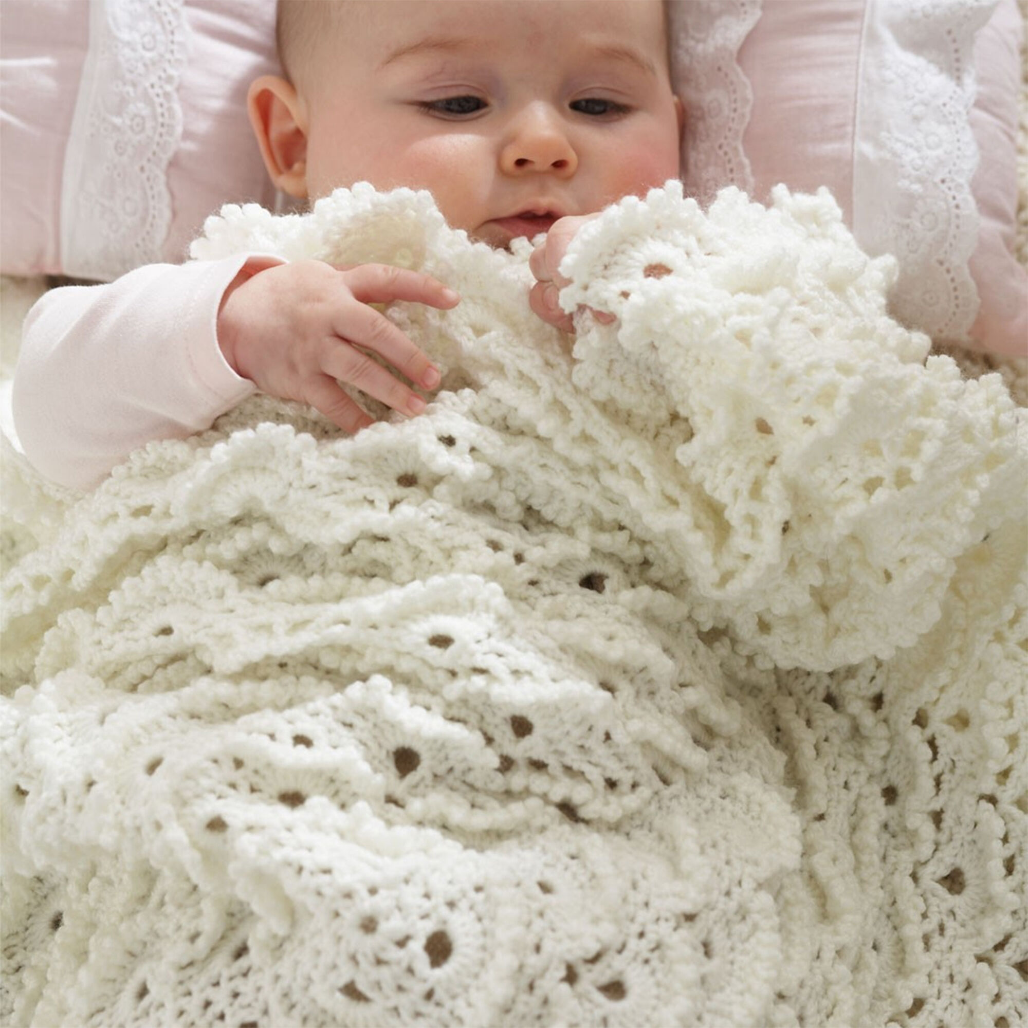 Fluffy Meringue Stitch Blanket Alldaycrochet 