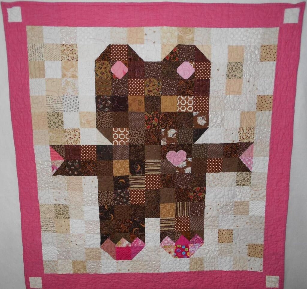 Roly Poly Teddy Bear – Quilt Pattern – alldaycrochet