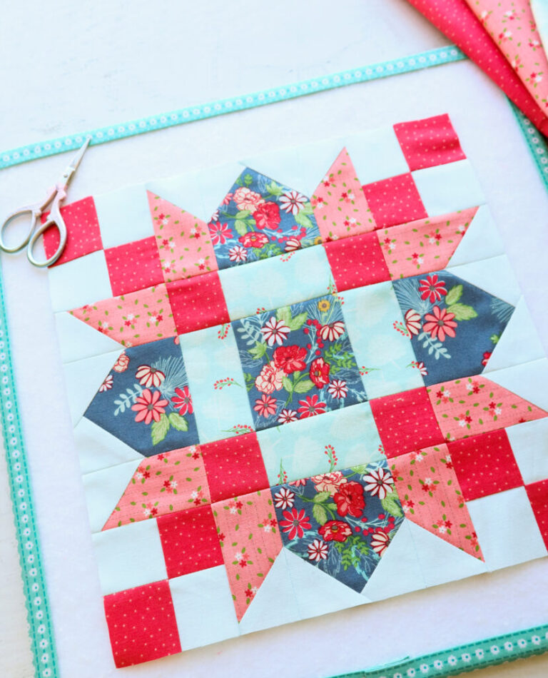 Daisy Chain Block – Free Pattern – alldaycrochet