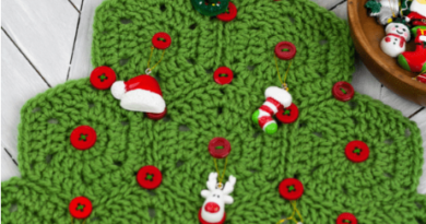 Mini Advent Tree Calendar – Crochet Pattern