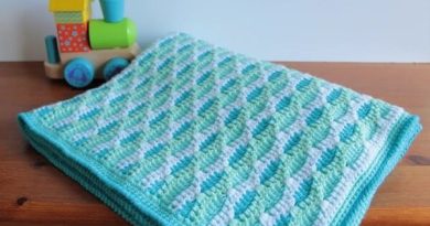 Sea Ripple Crochet Baby Blanket: A Timeless and Elegant Crochet Project