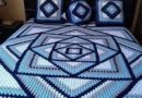 Squared Diamond Granny Throw: A Stunning Crochet Classic