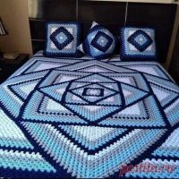 Squared Diamond Granny Throw: A Stunning Crochet Classic