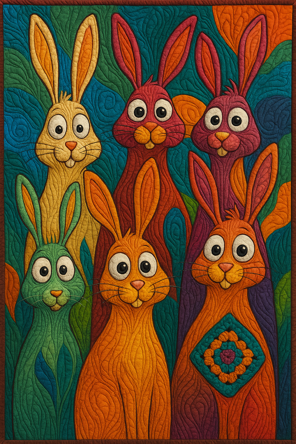 🧵 Whimsical Bunny Quilt