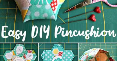 🧵 Easy DIY Hexagon Pincushion – A Sweet Little Project for Any Sewist