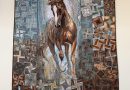 Horse Kaleidoscope Quilt – A Masterpiece of Motion, Texture and Precision