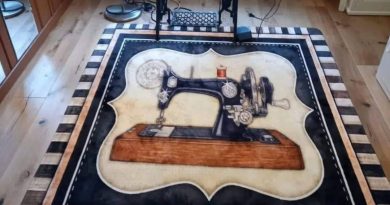 Vintage Sewing Machine Quilt Project
