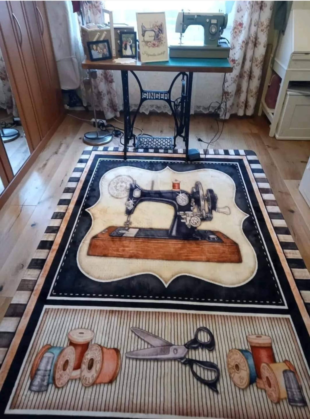 Vintage Sewing Machine Quilt Project