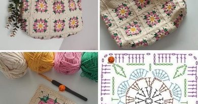 Bee-Themed Crochet Kitchen Set – Step-by-Step Guide (English)