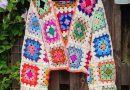 Colorful Crochet Denim Jacket: A Fusion of Classic Style and Handmade Charm