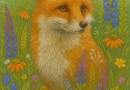 Quilted Fox Artwork Held by an Elderly Quilter – Step-by-Step Project Article