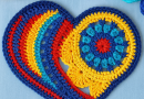 Boho Rainbow Heart Appliqué – Step-by-Step (US Terms)