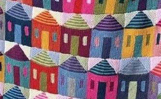 Colorful Crochet Houses Blanket – Step-by-Step Guide