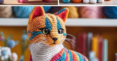 Crochet Rainbow Cats – Step-by-Step Guide