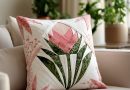 Modern Floral Paper-Pieced Pillow – Step by Step
