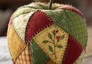 Patchwork Apple with Embroidery – Step by Step Tutorial