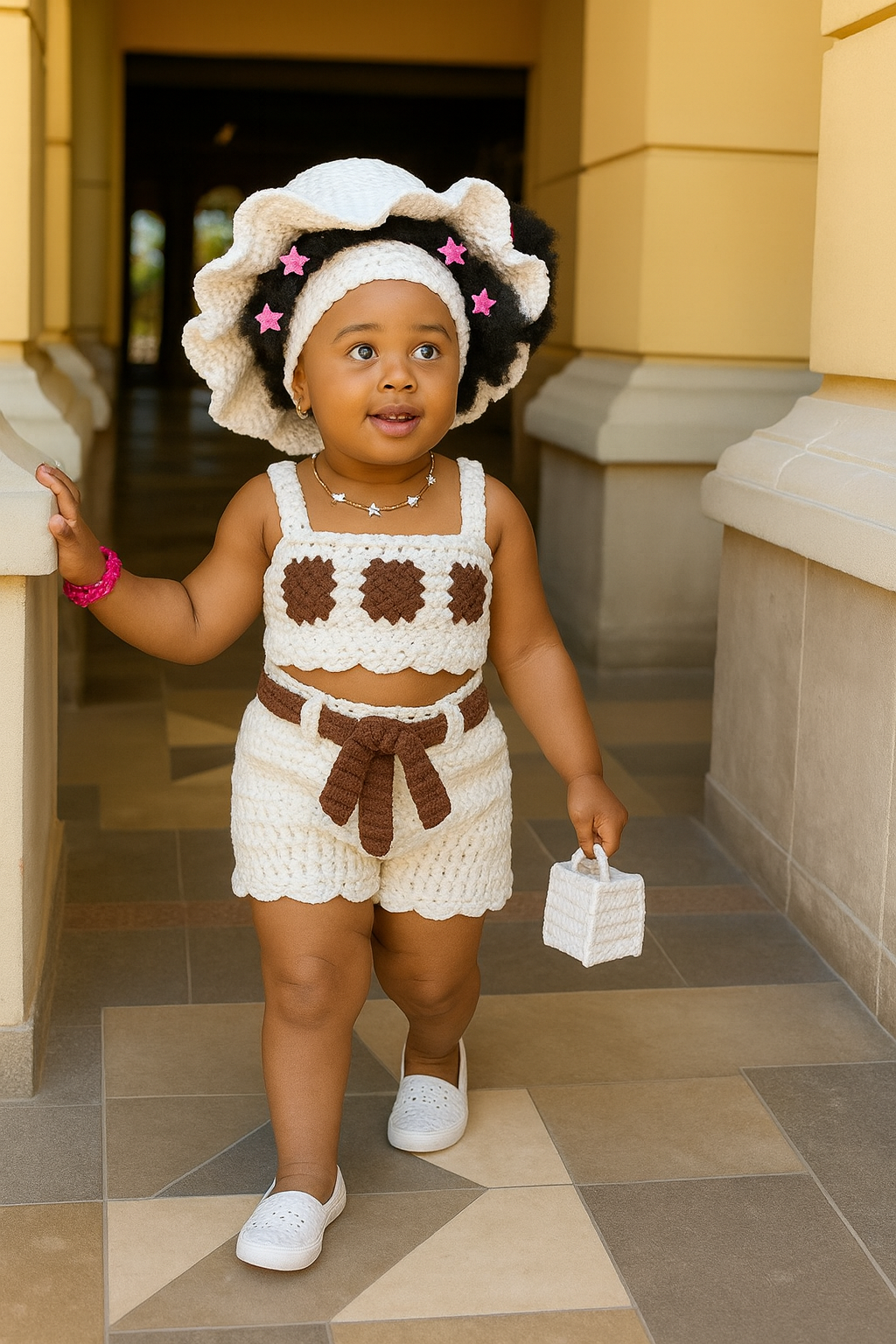 Ruffle Hat & Two-Piece Toddler Set – Step by Step