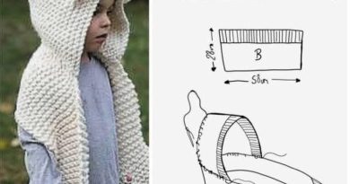 Hooded Scarf with Pockets