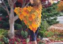 Autumn Leaf Cascade Poncho