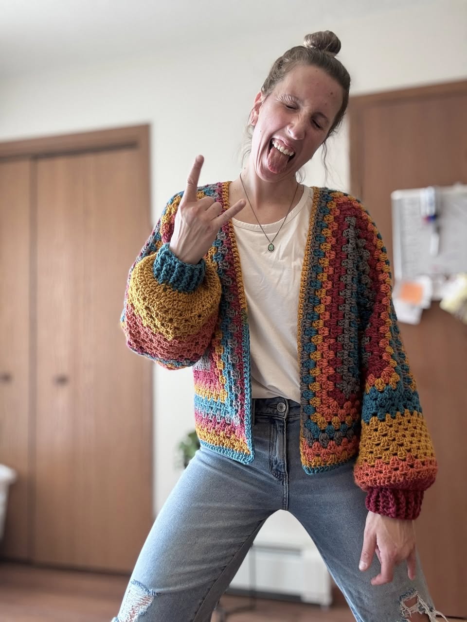 Sunset Granny Cardi (Crochet Cardigan) — Step-by-Step Pattern