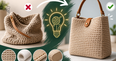 How to Fix a Crochet Bag That Loses Its Shape